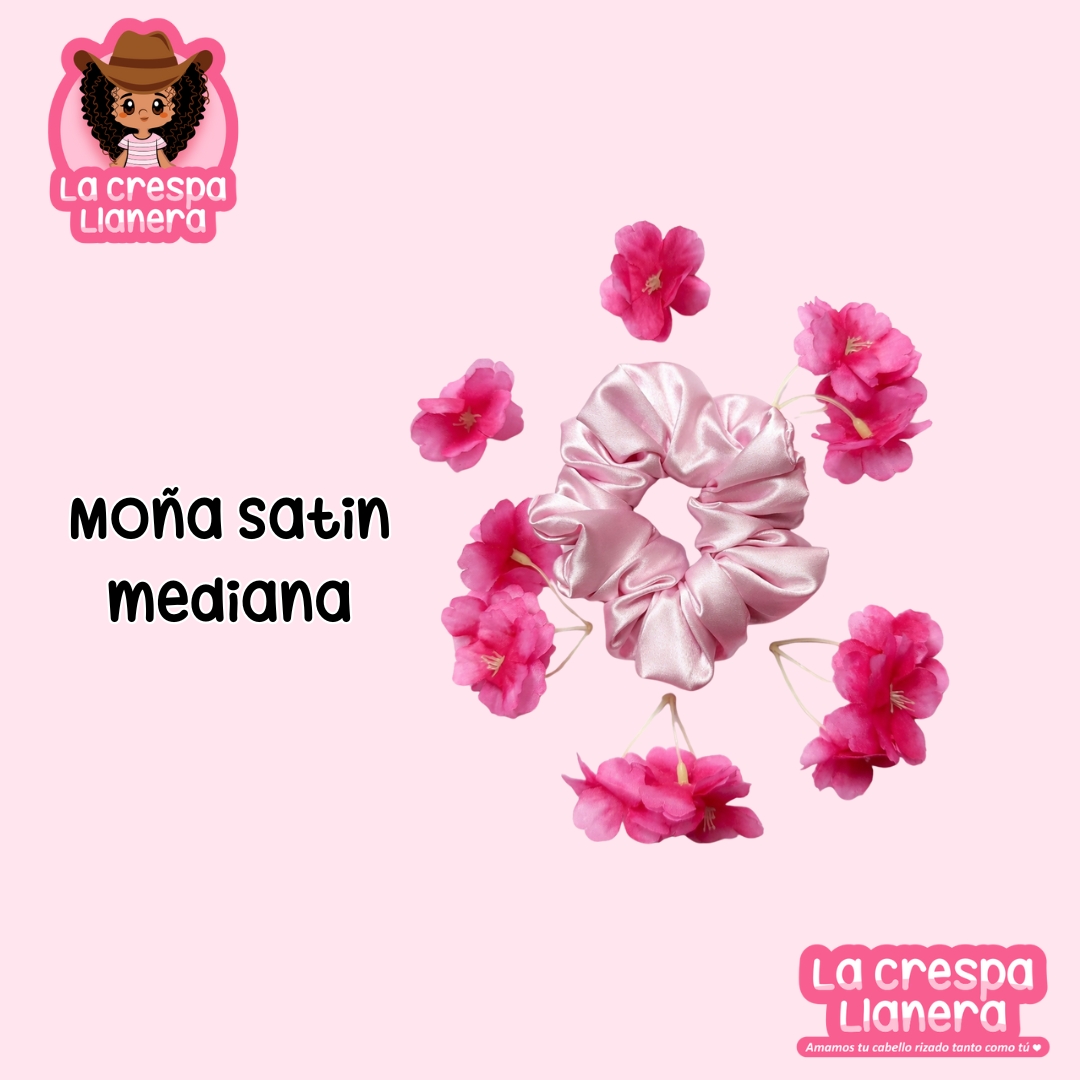 Moña de satin tamaño mediano
